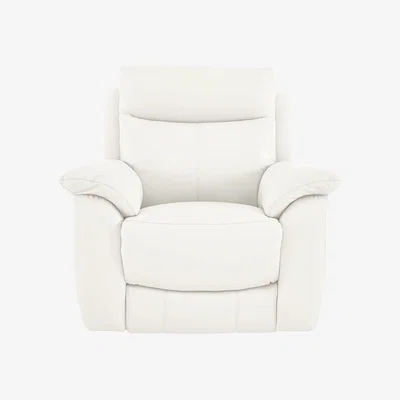 Furniture Village World of Leather - Echo Leather Armchair - BV Star White