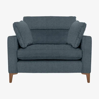 Furniture Village Uniqa Fabric Snuggler Chair - Teal