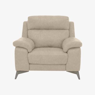 Furniture Village Missouri Fabric Power Recliner Armchair - Cream