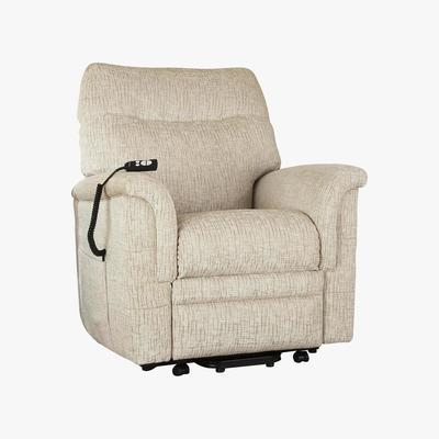 Furniture Village Parker Knoll - Hudson Fabric Lift and Rise Armchair - Beige