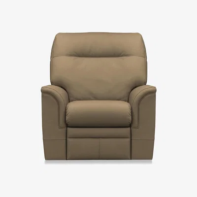 Furniture Village Parker Knoll - Hudson 23 Leather Chair - Como Sage