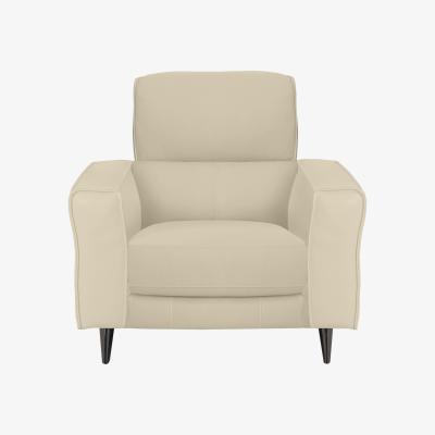 Furniture Village Axel BV Leather Armchair - BV Bisque