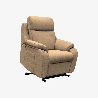 Furniture Village G Plan - Kingsbury Large Fabric Lift and Rise Chair - Boucle Cocoa