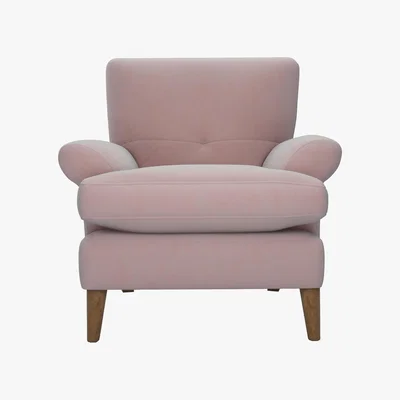 Furniture Village The Lounge Co. - Bronwyn Fabric Joshua Armchair - Pink
