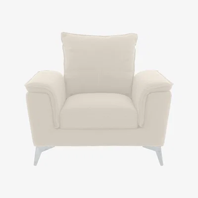 Furniture Village Monaco Fabric Chair - White