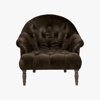 Furniture Village Alexander and James - New England Nantucket Leather Armchair - Red