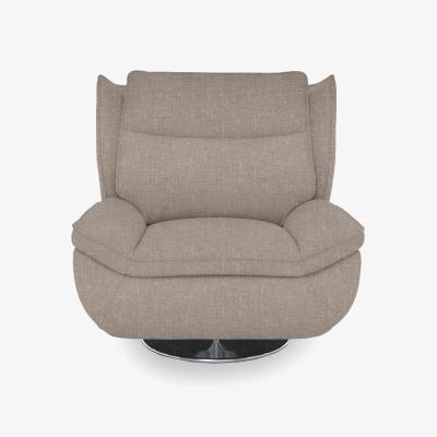 Furniture Village Vinny Fabric Swivel Chair - Anivia Khaki