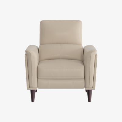 Furniture Village Compact Collection Klein BV Leather Chair - Dapple Grey