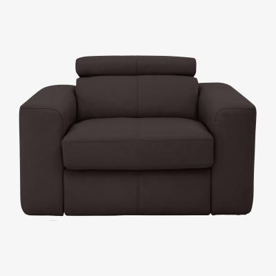 Furniture Village Infinity Leather Armchair - Brown- World of Leather