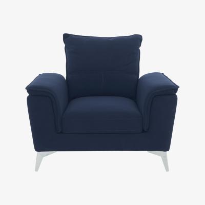 Furniture Village Monaco Fabric Chair - Velvet Navy