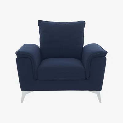 Furniture Village Monaco Fabric Chair - Velvet Navy
