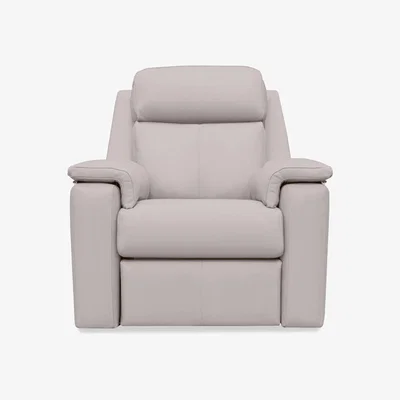 Furniture Village G Plan - Thornbury Leather Chair - Cambridge Chalk