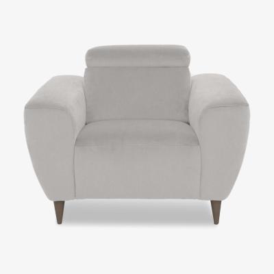 Furniture Village Nicoletti Italia - Milano Fabric Power Recliner Chair - Flambe Ghiaccio