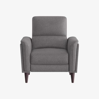 Furniture Village Compact Collection Klein Fabric Chair - Charcoal Gray