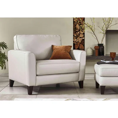 Furniture Village Brondby Leather Cuddle Chair- World of Leather