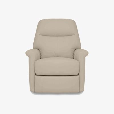 Furniture Village Compact Collection Lille BV Leather Chair - Dapple Grey