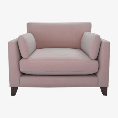 Furniture Village The Lounge Co. - Peyton Fabric Snuggler - Pink