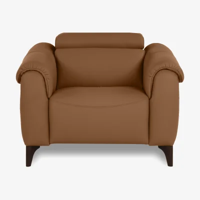 Furniture Village Nicoletti - Nicole Leather Armchair - Cognac