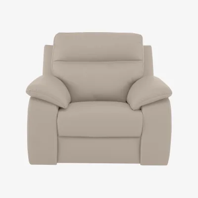 Furniture Village Nicoletti - Pepino Leather Armchair - Botera Crema
