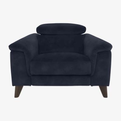 Furniture Village Wade Fabric Chair - R15 Navy Blue