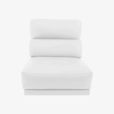 Furniture Village Adama BV Leather Armless Unit - Power Recliner - BV Star White