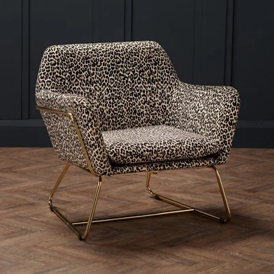 Furniture123 Charles Armchair Leopard Print