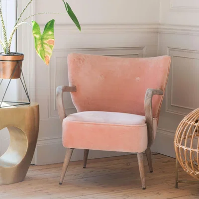 Graham & Green Lina Rose Velvet Armchair