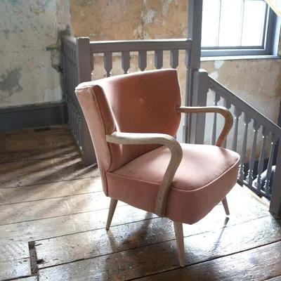 Graham & Green Lina Rose Velvet Armchair