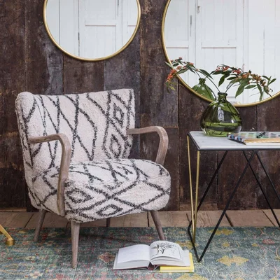 Graham & Green Mina Printed Armchair