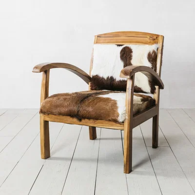 Graham & Green Goat Hide Armchair
