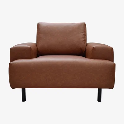 Habitat Habitat Julien Leather Armchair - Tan