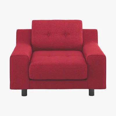 Habitat Hendricks Red Amatheon Wool Armchair, Red