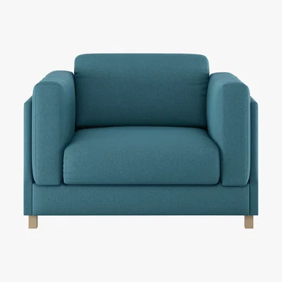 Habitat Colombo Teal FaBric Armchair, Teal