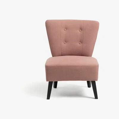 Habitat Habitat Delilah Fabric Cocktail Chair - Pink