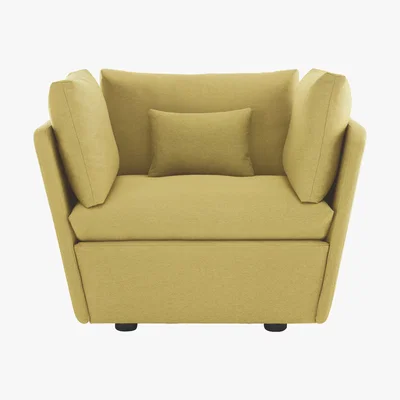 Habitat Kasha Saffron Yellow FaBric Armchair, Yellow
