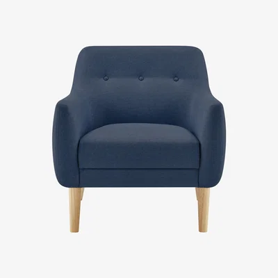 Habitat Habitat Finney Fabric Armchair - Navy