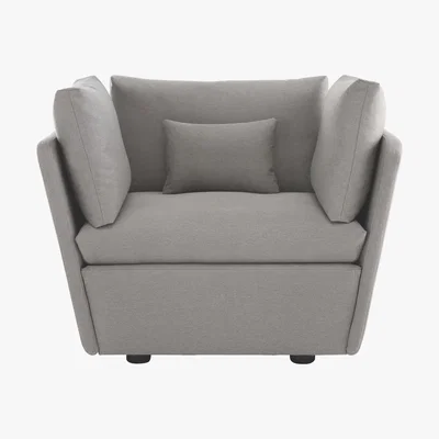 Habitat Kasha Grey Acor FaBric Armchair, Grey