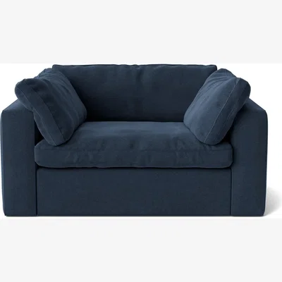 Habitat Swoon Seattle Fabric Cuddle Chair- Indigo Blue