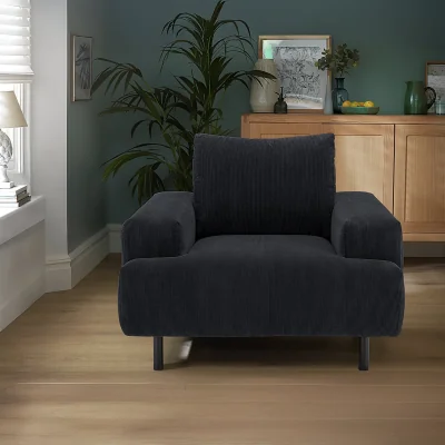Habitat Habitat Julien Fabric Armchair - Charcoal