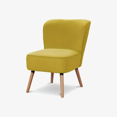 Habitat Habitat Eppy Fabric Accent Chair - Yellow