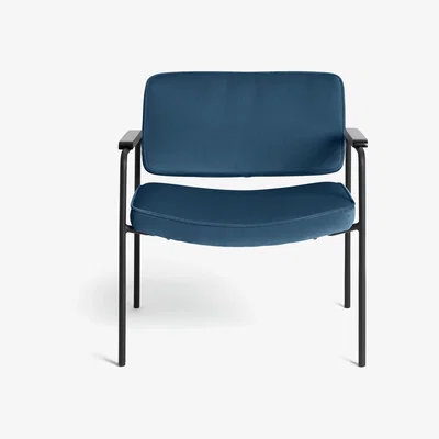 Habitat Habitat Molly Velvet Chair - Navy