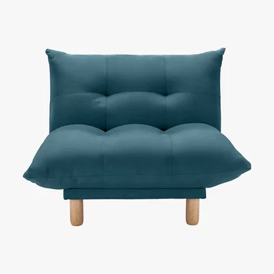 Habitat Habitat Kota Velvet Armchair - Teal, Teal