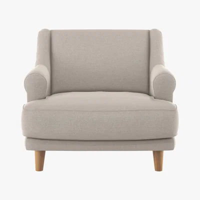 Habitat Townsend Natural Textured FaBric Armchair, Natural