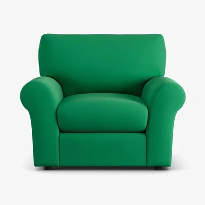 Habitat Habitat Molton Fabric Armchair -  Emerald Green
