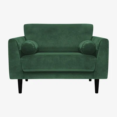 Habitat Habitat Jacob Fabric Cuddle Chair - Emerald Green