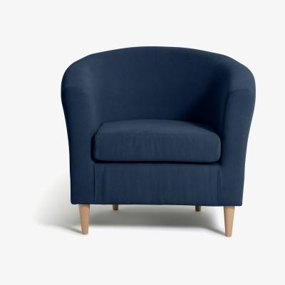 Habitat Habitat Fabric Tub Chair - Navy