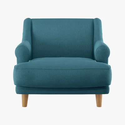 Habitat Townsend Teal FaBric Armchair, Teal