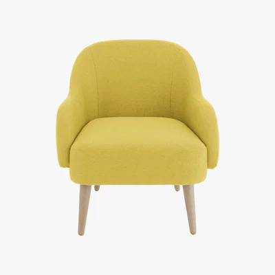 Habitat Momo Saffron Yellow FaBric Armchair, Saffron Yellow