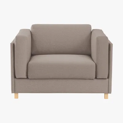 Habitat Colombo Natural Acor FaBric Armchair, Natural