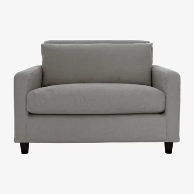 Habitat Habitat Chester Fabric Cuddle Chair - Grey